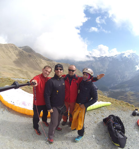 Von links nach rechts: Pavol, Peter, Miroslav, Luis