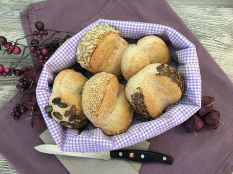 Frisch gebackene Brötchen