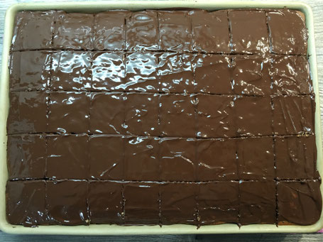 Lebkuchen auf dem Blech