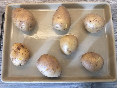 Kartoffeln auf dem großen Ofenzauberer