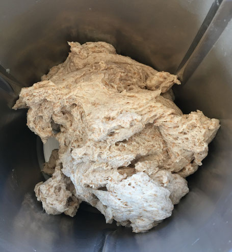Teig im Thermomix zubereitet