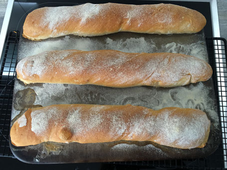 Baguettes auf dem Zuaberstein von Pampered Chef