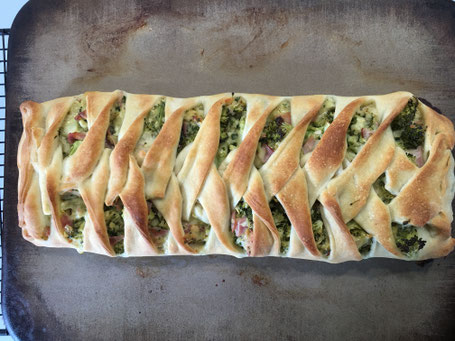 Zauberstein von Pampered Chef mit gebackener Pizza