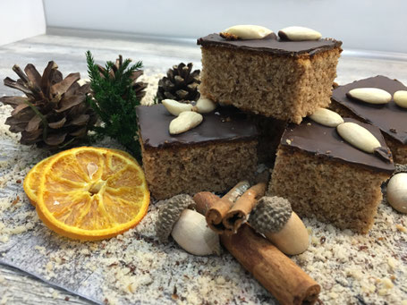 Lebkuchen mit Schokolade