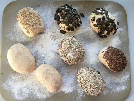 Brötchen auf dem Zauberstein von Pampered Chef