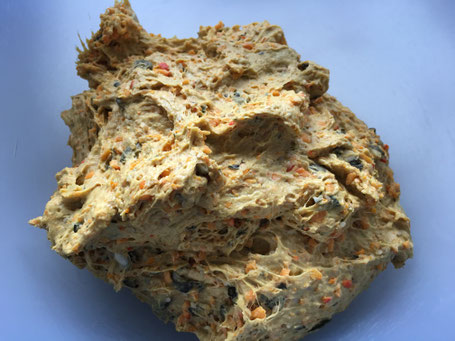 Brotteig mit Kürbis