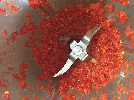 Geröstete Paprika im Thermomix
