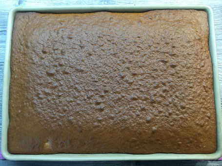 Teig nach dem backen, großer Ofenzauberer von Pampered Chef
