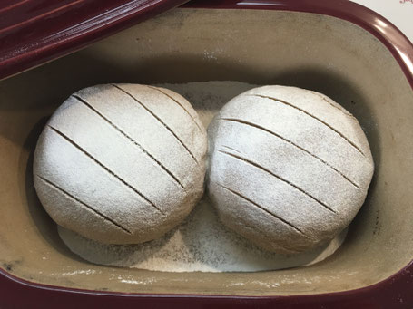 brotteig vor dem backen, Pampered Chef