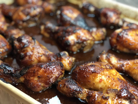 Knusprig gebackenes Hähnchen