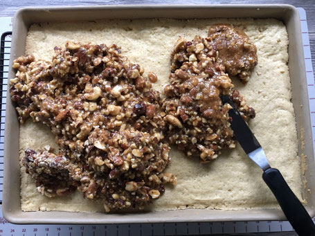 Nussecken vor dem backen