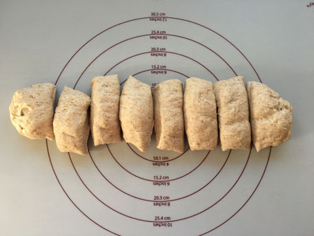 Brötchen auf Backmatte von Pampered Chef