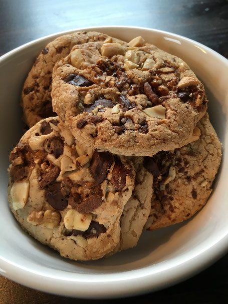 Fertig gebackene Cookies