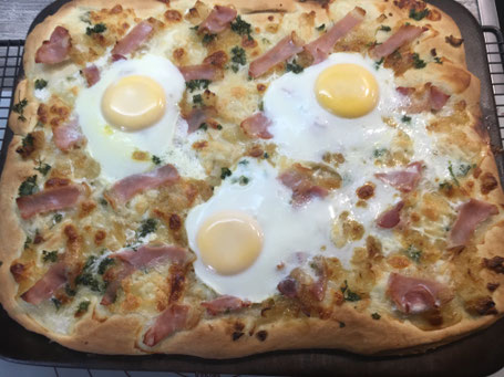 Pizza auf dem Zauberstein von Pampered Chef