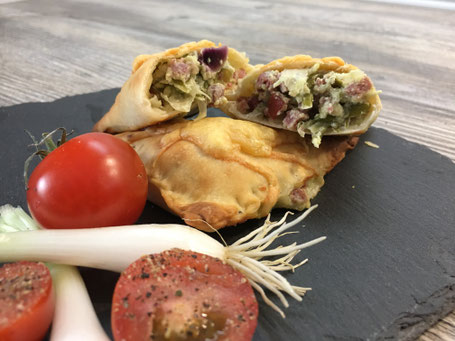 Teigtaschen gefüllt, Pampered Chef