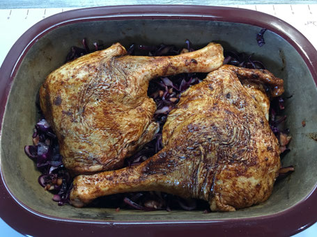 Gänsekeulen und Rotkohl im Zaubermeister