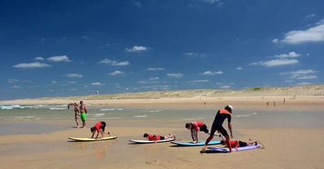 Surf lessons in Messanges
