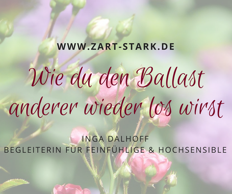 Bild zu "Wie du den Ballast anderer wieder los wirst"
