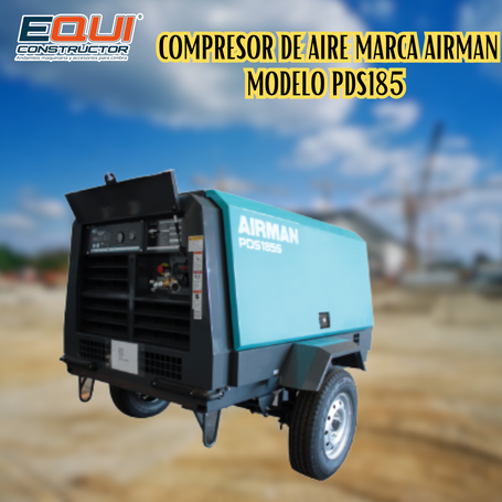 COMPRESOR DE AIRE MARCA AIRMAN MODELO PDS185