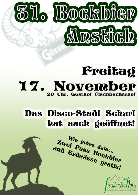 Plakat Bockbier-Anstich 2023