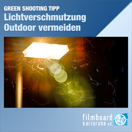 Künstliches Licht zieht nachtaktive Insekten an. Die Langzeitbeleuchtung zeigt deren Flugspuren.