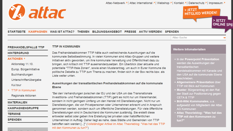 KOMMUNALE INITIATIVEN GEGEN TTIP