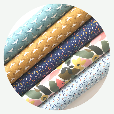 rouleaux de coton enduit