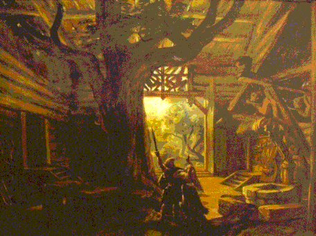 Siegmund se réfugie dans la cabane au frêne