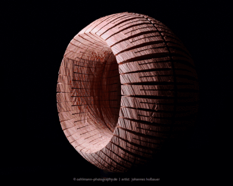 360° Animation, Holzskulptur Zeit für den Wechsel- Artist  Johannes Hofbauer, Dr. Ralph Oehlmann, Oehlmann-Photography