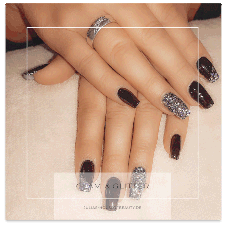 Glam und Glitter Nägel - Nail Art in Giessen by Julias house of beauty