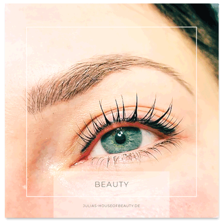 Schwung fuer die Wimpern mit Wimpernlifting - Julias house of beauty in Giessen