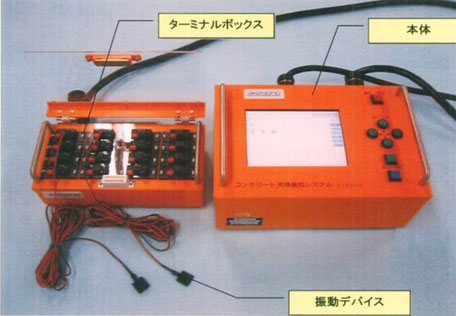 コンクリート締固め検知システム