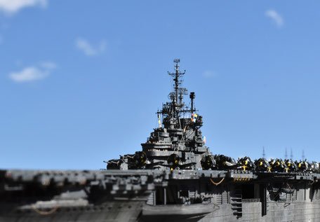 1/700 米航空母艦「バンカーヒル」(1945年2～3月頃）-3◆模型製作工房 聖蹟