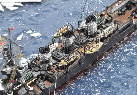 1/700 日本海軍 軽巡洋艦 【多摩】(北方迷彩仕様 1942年1月中旬～5月中旬頃）◆模型製作工房 聖蹟