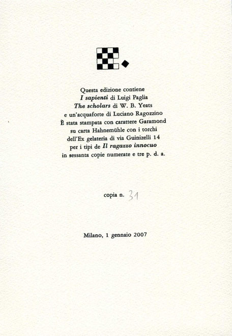 colophon numerato