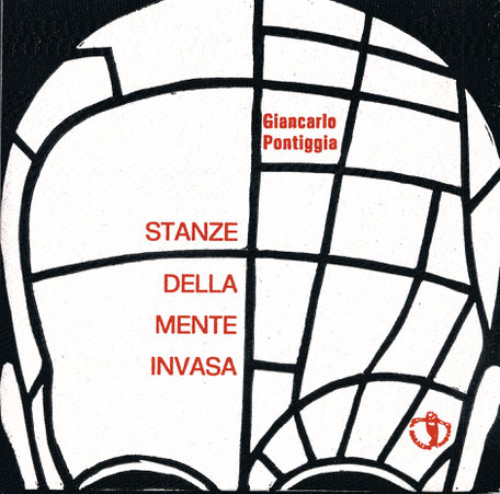 copertina con stampa tipografica in rosso e xilografia originale