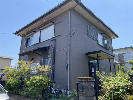 塗装前の戸建て全体写真