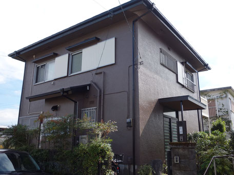 塗装後の戸建て全体写真