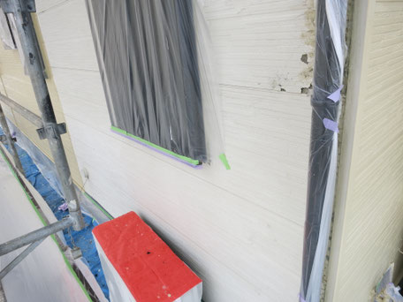 サイディング材　張替え前