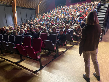 Sylvie Pras explique les raisons de l'absence de dernière minute de Mathieu Amalric. Photos Jean-Louis Buresi