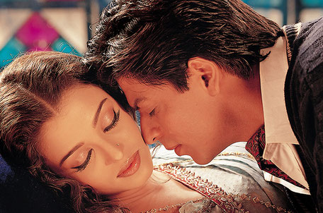 Danse et romance entre Shahrukh Khan Aishwarya Rai (Devdas)