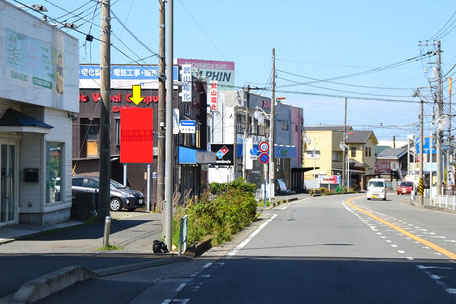 三浦街道　林交差点手前・遠景