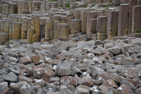 basaltzuilen, giant's causeway, Noord-Ierland, vulkanisch