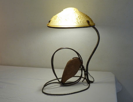 Patrick Bardelli lampes créations luminaires fer verre