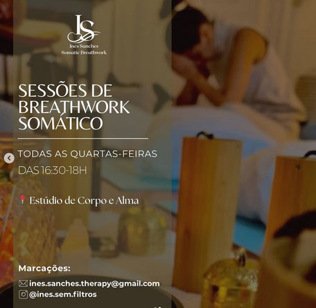 breathwork, Inês Sanches, Estúdio de Corpo e Alma