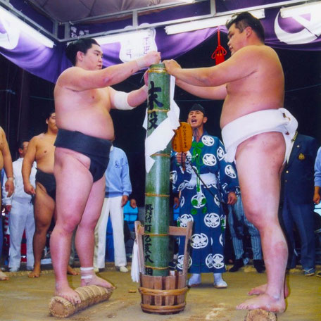 乙亥大相撲の打ち上げの様子