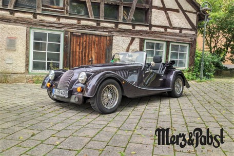 Morgan Plus Four Aubergine