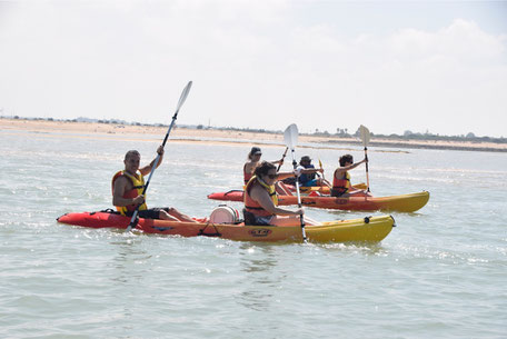 alquiler de kayaks en Chiclana de la frontera