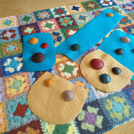 はりきゅう雑貨店Un作品 レザーモチーフ縫うコツ