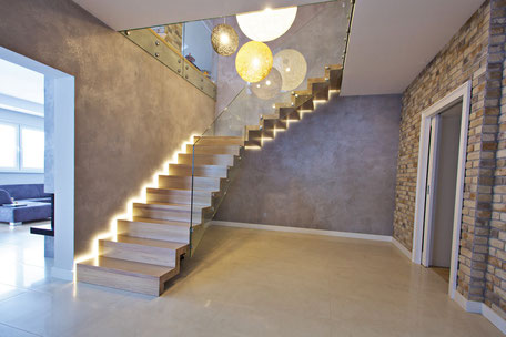 Treppenbeleuchtung designed by tbs